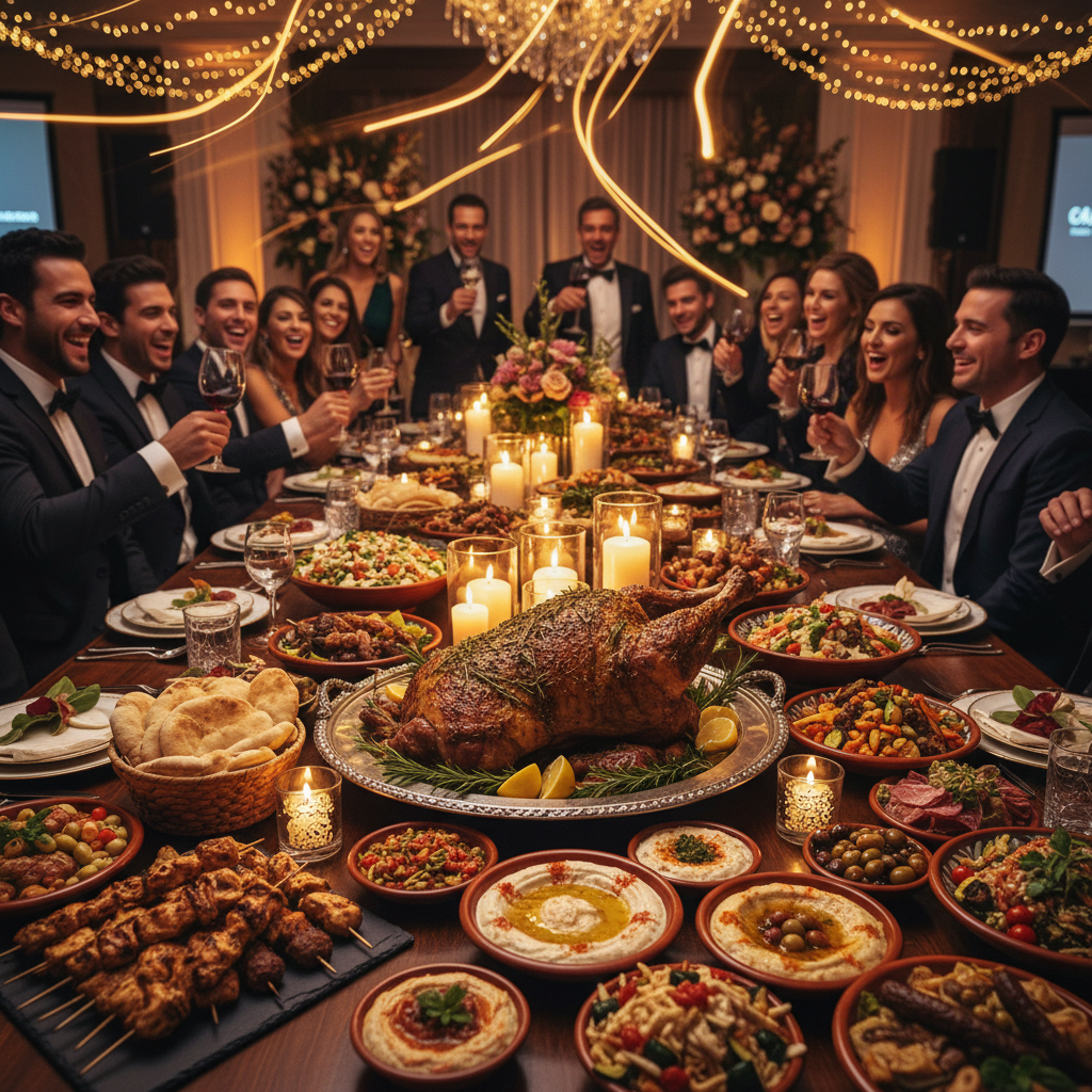 Galas et événements corporatifs — expérience culinaire festive